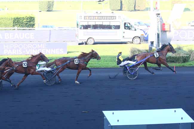 Photo d'arrivée de la course pmu PRIX DE LA BEAUCE à PARIS-VINCENNES le Samedi 21 janvier 2023