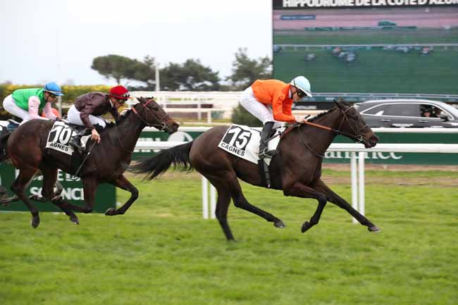 Photo d'arrivée de la course pmu PRIX DE CANNES à CAGNES-SUR-MER le Lundi 23 janvier 2023