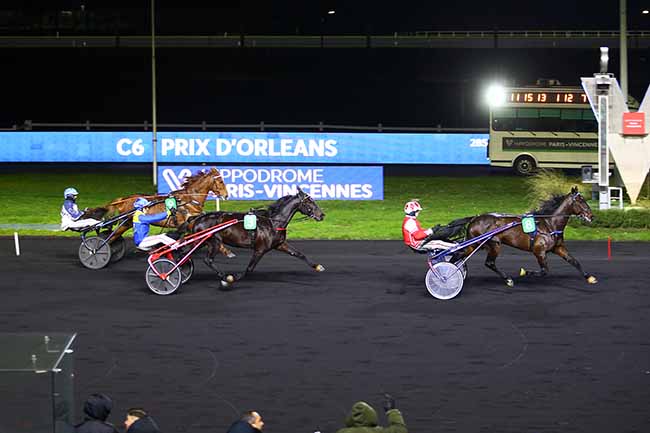 Photo d'arrivée de la course pmu PRIX D'ORLEANS à PARIS-VINCENNES le Lundi 23 janvier 2023
