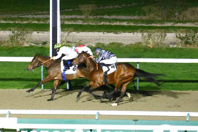 Photo d'arrivée de la course pmu PRIX DE L'ECLUSE à DEAUVILLE le Samedi 28 janvier 2023