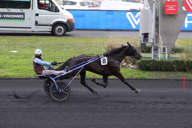 Photo d'arrivée de la course pmu PRIX DE FLEURANCE à PARIS-VINCENNES le Jeudi 2 février 2023