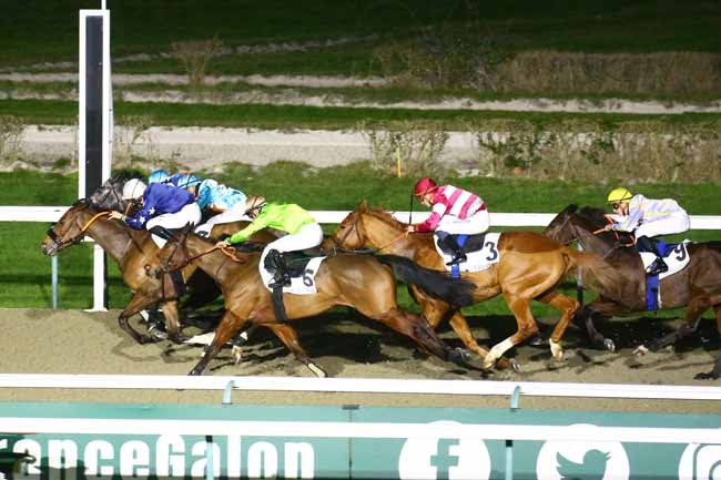 Photo d'arrivée de la course pmu PRIX DU CENTRE CALAMEL à DEAUVILLE le Samedi 4 février 2023