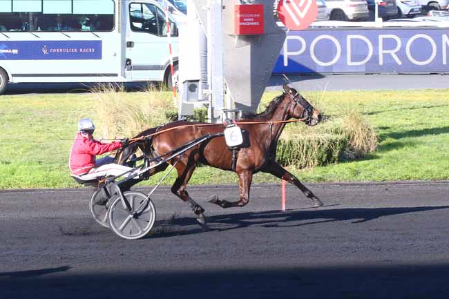 Photo d'arrivée de la course pmu PRIX DE MOUTIERS à PARIS-VINCENNES le Dimanche 5 février 2023