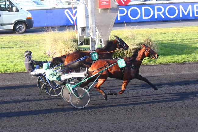 Photo d'arrivée de la course pmu PRIX DE LA GIRONDE à PARIS-VINCENNES le Dimanche 5 février 2023
