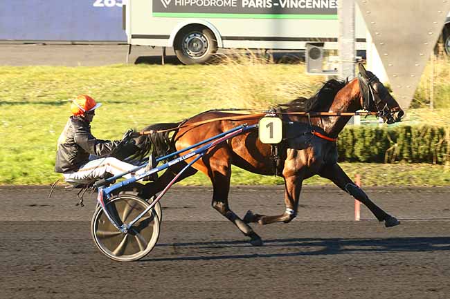 Photo d'arrivée de la course pmu PRIX DE MONTLUCON à PARIS-VINCENNES le Mercredi 8 février 2023