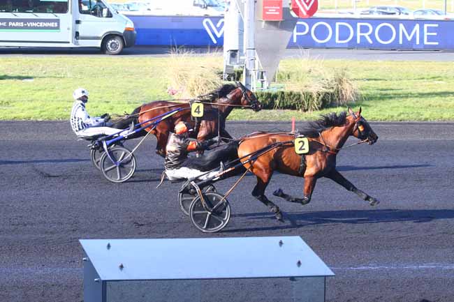 Photo d'arrivée de la course pmu PRIX DE GRAIGNES à PARIS-VINCENNES le Mardi 21 février 2023