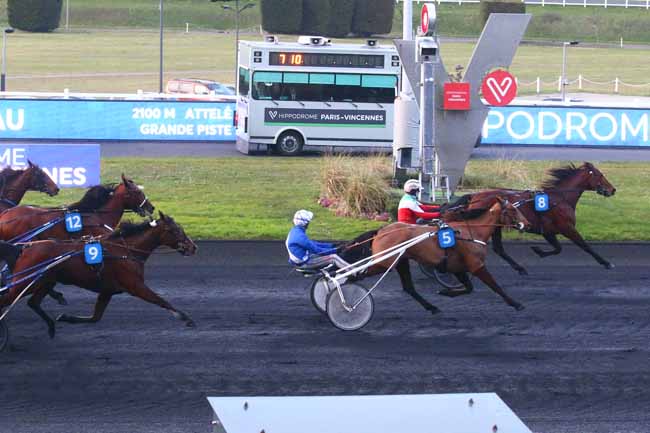 Photo d'arrivée de la course pmu PRIX DE FONTAINEBLEAU à PARIS-VINCENNES le Mardi 21 février 2023