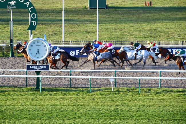 Photo d'arrivée de la course pmu PRIX DE VILLAINES-SOUS-BOIS à CHANTILLY le Vendredi 24 février 2023