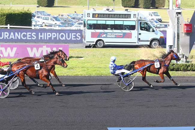 Photo d'arrivée de la course pmu PRIX WTW HIPCOVER ASSURANCES HIPPIQUES à PARIS-VINCENNES le Dimanche 26 février 2023