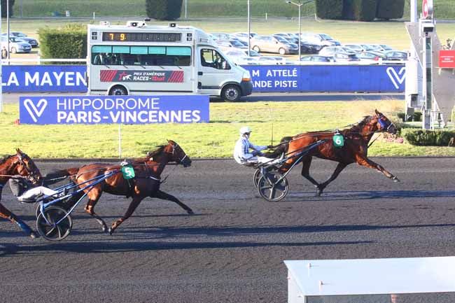 Photo d'arrivée de la course pmu PRIX DE LA MAYENNE à PARIS-VINCENNES le Dimanche 26 février 2023