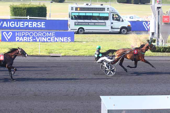 Photo d'arrivée de la course pmu PRIX D'AIGUEPERSE à PARIS-VINCENNES le Mardi 28 février 2023