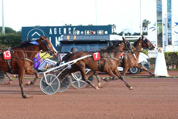 Photo d'arrivée de la course pmu PRIX D'ALASSIO à CAGNES-SUR-MER le Vendredi 3 mars 2023