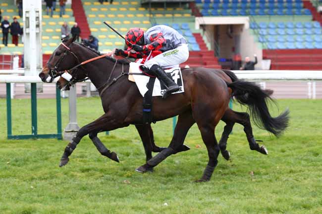 Photo d'arrivée de la course pmu PRIX RIVOLI à COMPIEGNE le Mardi 7 mars 2023