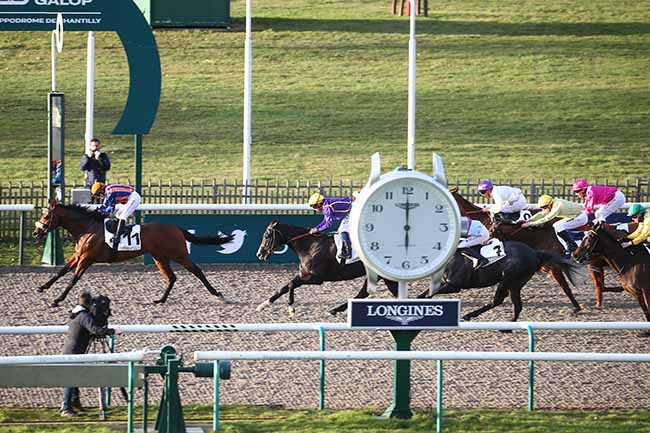Photo d'arrivée de la course pmu PRIX BUCKSKIN à CHANTILLY le Lundi 13 mars 2023