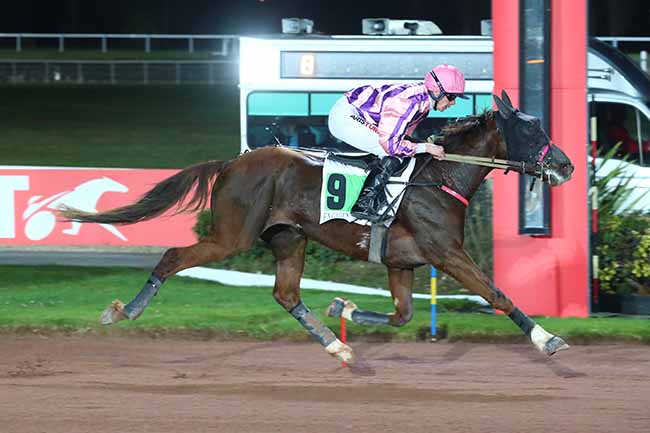 Photo d'arrivée de la course pmu PRIX DE TREMBLAY-EN-FRANCE à ENGHIEN le Mercredi 15 mars 2023