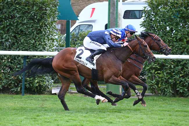 Photo d'arrivée de la course pmu PRIX RONDE DE NUIT à CHANTILLY le Mardi 21 mars 2023