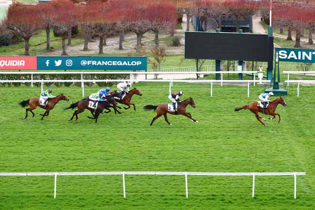 Photo d'arrivée de la course pmu PRIX KIZIL KOURGAN à SAINT CLOUD le Mardi 28 mars 2023