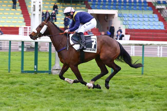 Photo d'arrivée de la course pmu PRIX SICIE à COMPIEGNE le Jeudi 6 avril 2023