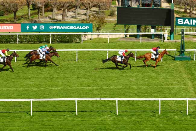 Photo d'arrivée de la course pmu PRIX NOBILIARY à SAINT CLOUD le Vendredi 7 avril 2023