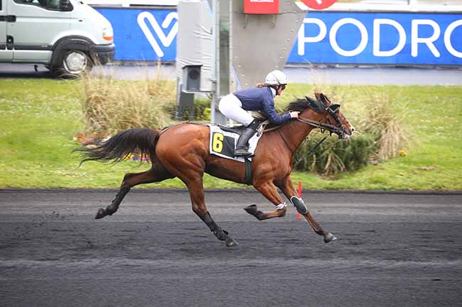 Photo d'arrivée de la course pmu PRIX ICLEA à PARIS-VINCENNES le Vendredi 14 avril 2023