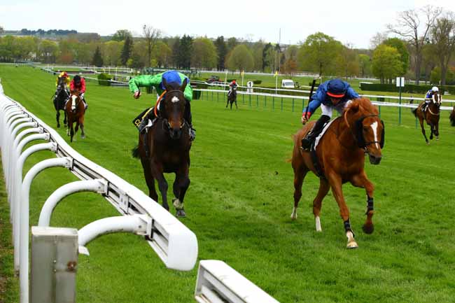 Photo d'arrivée de la course pmu PRIX DU CARREFOUR DU ROND ROYAL à COMPIEGNE le Mercredi 19 avril 2023