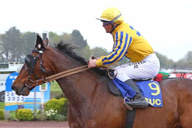 Photo d'arrivée de la course pmu PRIX BEUREL ENVIRONNEMENT à SAINT BRIEUC le Mercredi 26 avril 2023