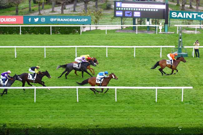 Photo d'arrivée de la course pmu PRIX DU PAVILLON DES INDES à SAINT CLOUD le Mercredi 26 avril 2023