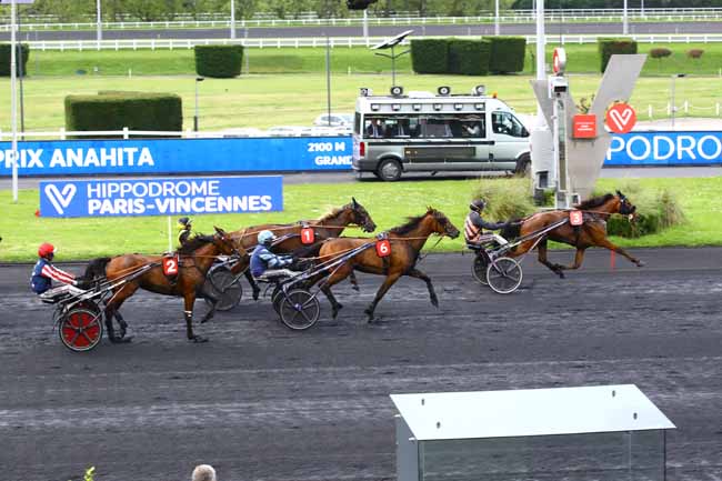 Photo d'arrivée de la course pmu PRIX ANAHITA à PARIS-VINCENNES le Mardi 9 mai 2023