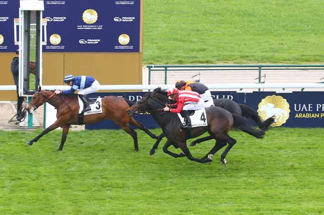 Photo d'arrivée de la course pmu PRIX D'ARGENTEUIL à LONGCHAMP le Dimanche 14 mai 2023