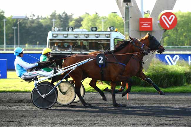Photo d'arrivée de la course pmu PRIX POLLUX à PARIS-VINCENNES le Vendredi 19 mai 2023