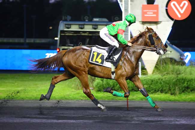 Photo d'arrivée de la course pmu PRIX KLYTAEMNESTRE à PARIS-VINCENNES le Vendredi 19 mai 2023