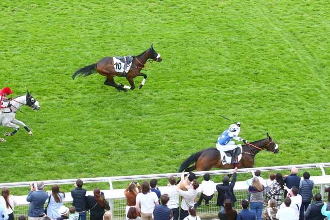 Photo d'arrivée de la course pmu PRIX PRETENTAINE à AUTEUIL le Samedi 20 mai 2023