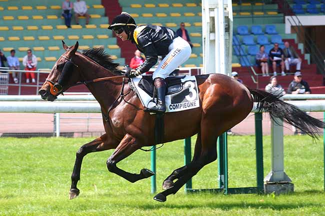Photo d'arrivée de la course pmu PRIX OUISTREHAM à COMPIEGNE le Mardi 30 mai 2023
