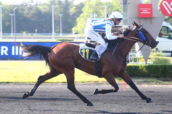 Photo d'arrivée de la course pmu PRIX PAUL DELANOE à PARIS-VINCENNES le Mardi 6 juin 2023