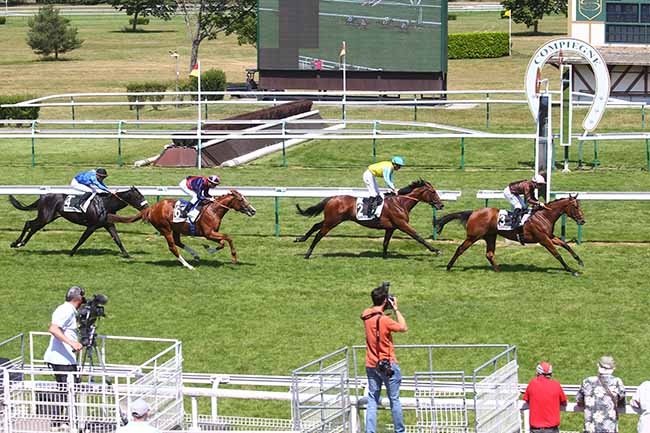 Photo d'arrivée de la course pmu PRIX DU BRAS D'OR à COMPIEGNE le Vendredi 9 juin 2023