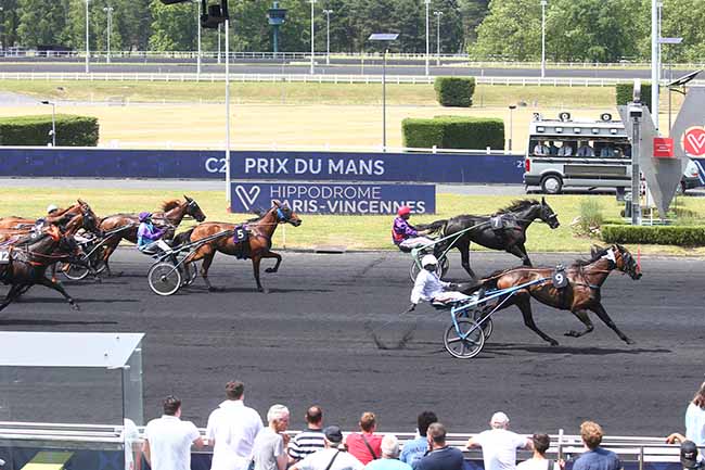 Photo d'arrivée de la course pmu PRIX DU MANS à PARIS-VINCENNES le Samedi 10 juin 2023