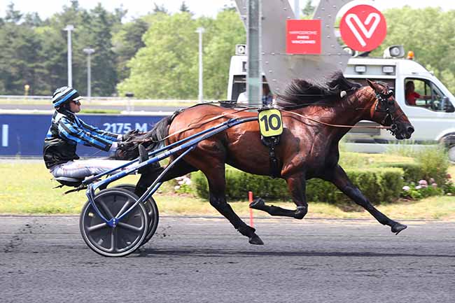 Photo d'arrivée de la course pmu PRIX JEAN LE GONIDEC à PARIS-VINCENNES le Samedi 10 juin 2023