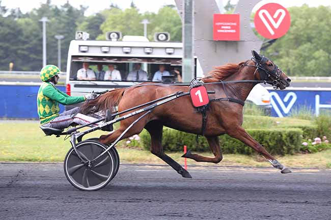 Photo d'arrivée de la course pmu PRIX GUY LE GONIDEC à PARIS-VINCENNES le Samedi 10 juin 2023