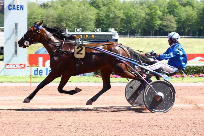 Photo d'arrivée de la course pmu PRIX DE BARBEVILLE à CAEN le Lundi 12 juin 2023