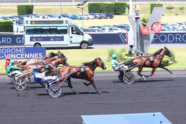 Photo d'arrivée de la course pmu PRIX RAYMOND FOUARD à PARIS-VINCENNES le Dimanche 25 juin 2023