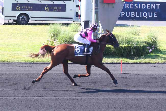 Photo d'arrivée de la course pmu PRIX PRESIDENT DE LA REPUBLIQUE - ETRIER 4 ANS FINALE à PARIS-VINCENNES le Dimanche 25 juin 2023