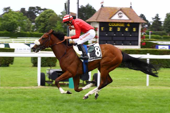 Photo d'arrivée de la course pmu PRIX DU CHEMIN DU MARAIS à CLAIREFONTAINE le Vendredi 30 juin 2023