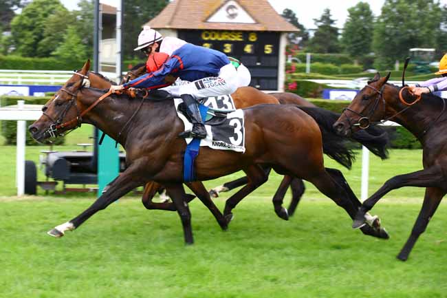 Photo d'arrivée de la course pmu PRIX EXCELLENCE TECHNOLOGIQUE (PRIX DE LA CROIX BRISEE) à CLAIREFONTAINE le Vendredi 30 juin 2023