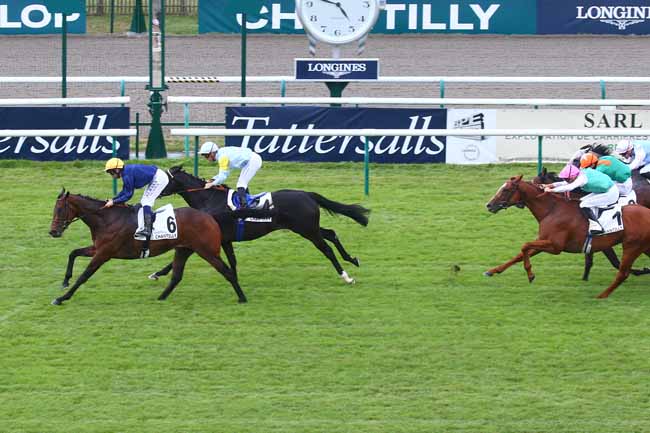 Photo d'arrivée de la course pmu TATTERSALLS PRIX DE SAINT-PATRICK à CHANTILLY le Samedi 1 juillet 2023