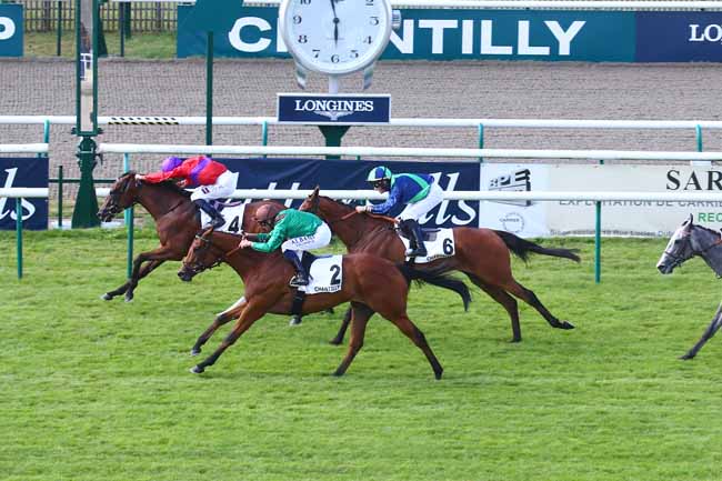 Photo d'arrivée de la course pmu TATTERSALLS PRIX DE BAGATELLE à CHANTILLY le Samedi 1 juillet 2023