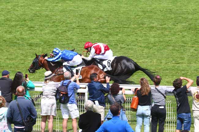 Photo d'arrivée de la course pmu PRIX YACOWLEF à DEAUVILLE le Dimanche 2 juillet 2023