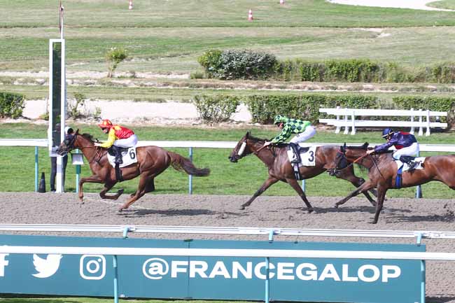 Photo d'arrivée de la course pmu PRIX DE CANAPVILLE à DEAUVILLE le Dimanche 2 juillet 2023