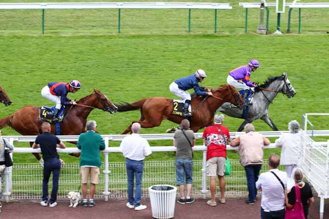 Photo d'arrivée de la course pmu PRIX DE BONNEUIL-EN-VALOIS à COMPIEGNE le Jeudi 13 juillet 2023