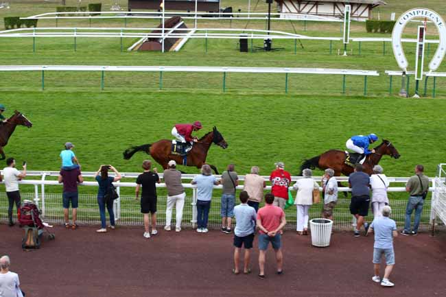 Photo d'arrivée de la course pmu PRIX DE LA VALLEE DE L'AUTOMNE à COMPIEGNE le Jeudi 13 juillet 2023