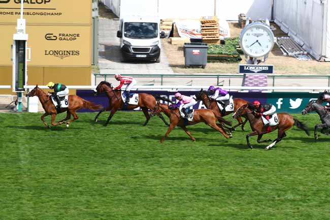 Photo d'arrivée de la course pmu PRIX DE CHEFFREVILLE à LONGCHAMP le Vendredi 14 juillet 2023